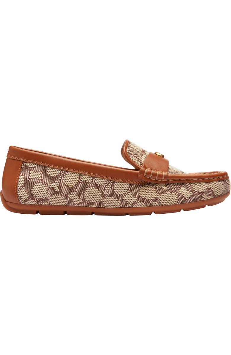 COACH Sculpted C Loafer, Alternate, color, Cocoa/ Burnished Ambe