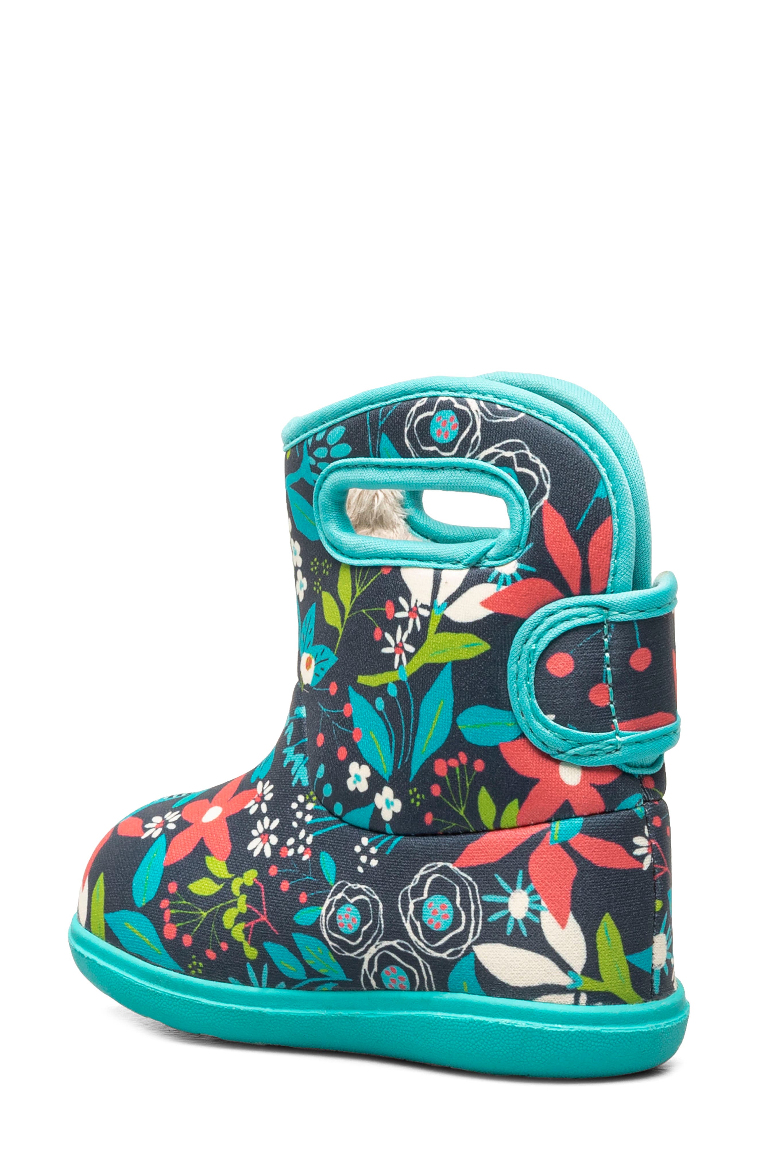Bogs Baby Bogs II Cartoon Flower Insulated Waterproof Boot, Alternate, color, 