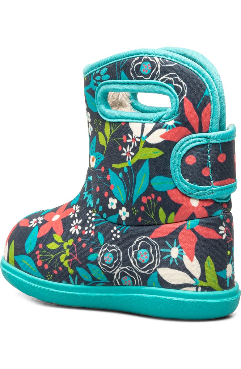 Bogs Baby Bogs II Cartoon Flower Insulated Waterproof Boot, Alternate, color,