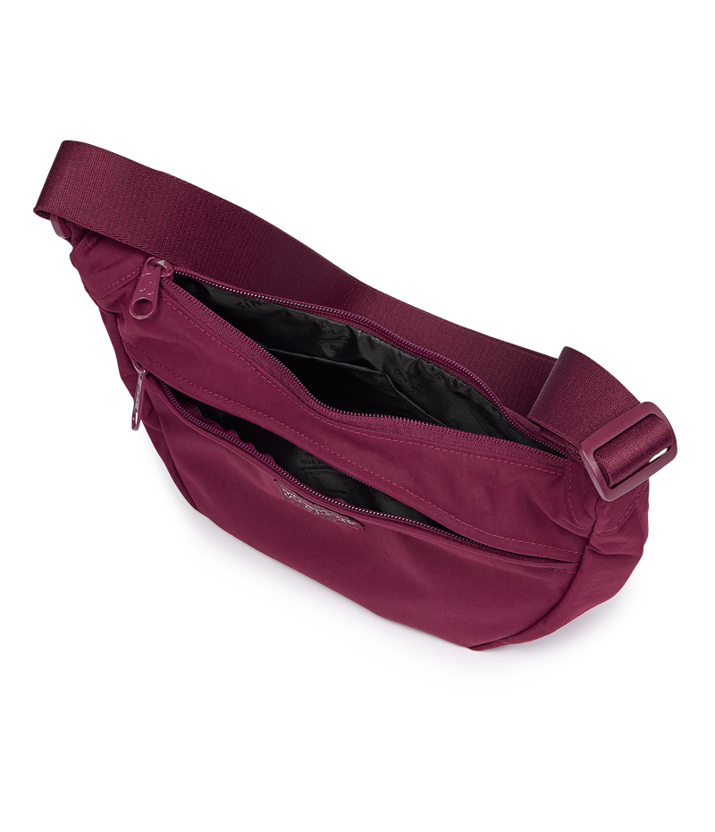 Jansport Unphased Crossbody Small, Alternate, color, Cherry Lacquer