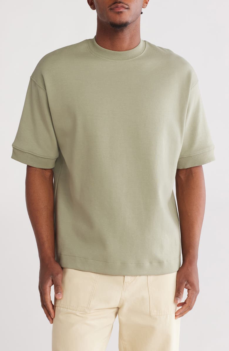DENIM AND FLOWER Oversize Heavyweight Cotton Blend T-Shirt, Main, color, 