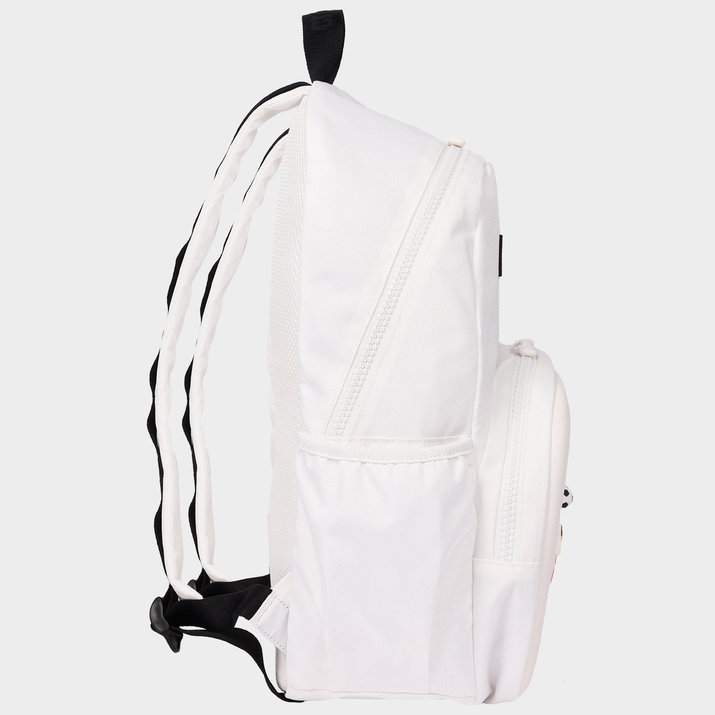 Back to School Backpack with EVA Front Pocket  Customizable Jibbitz Backpack, Alternate, color, WHITE