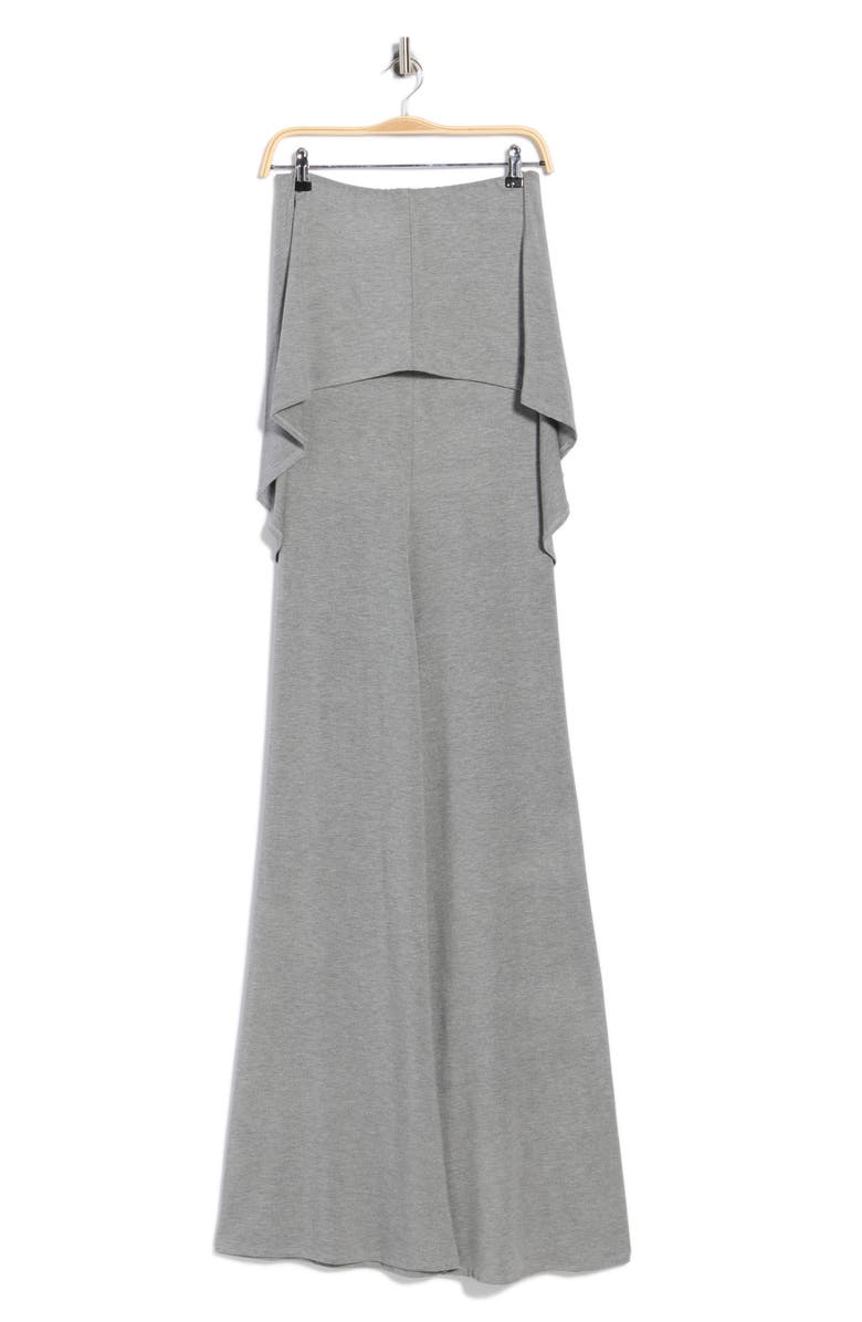 GO COUTURE Strapless Popover Jumpsuit, Alternate, color, Grey