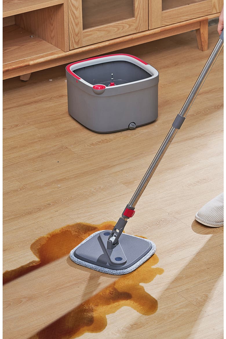 TrueClean Mop & Bucket System, Alternate, color, PINK