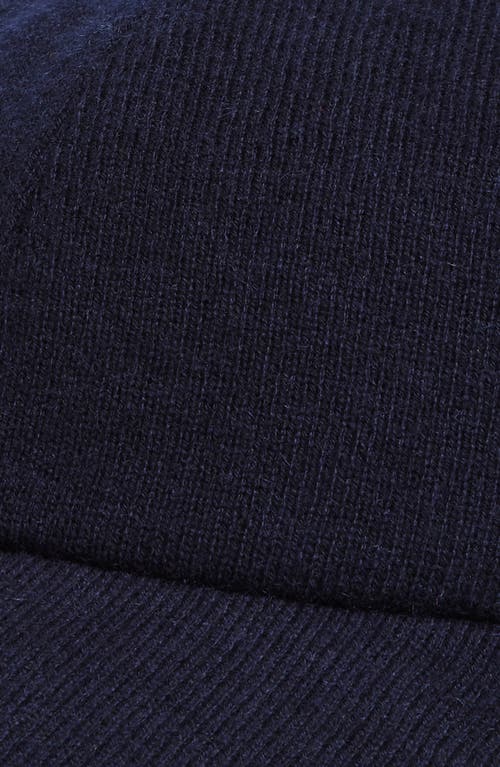 Robert Barakett Wool & Cashmere Baseball Cap In Navy