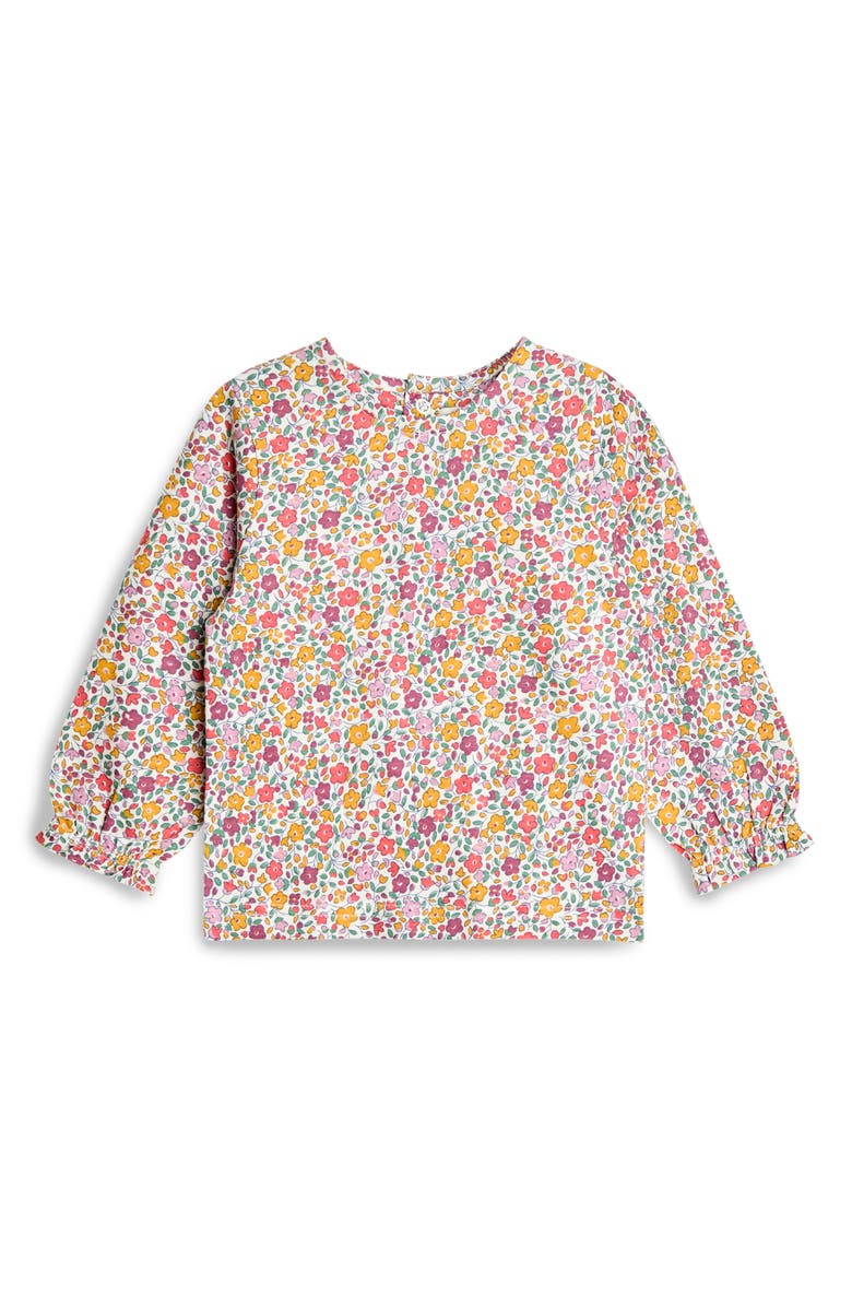 JOJO MAMAN BEBE Bunny Cotton Blend T-Shirt & Corduroy Overalls Set, Alternate, color, Berry