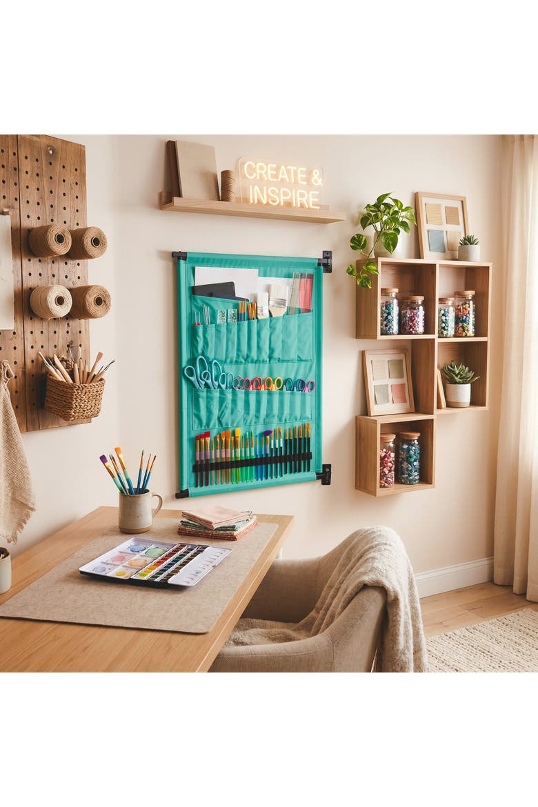 PivotPanel Arts & Crafts Storage, Alternate, color, Teal