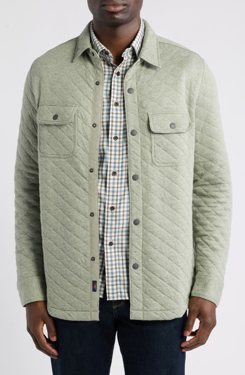 Epic Cotton Blend Quilted Shirt Jacket