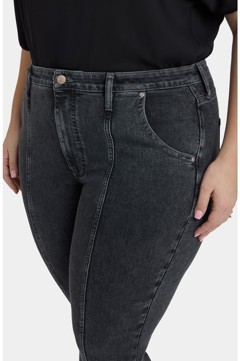 Billie Seamed High Waist Mini Bootcut Jeans, Alternate, color, SLATE STONE