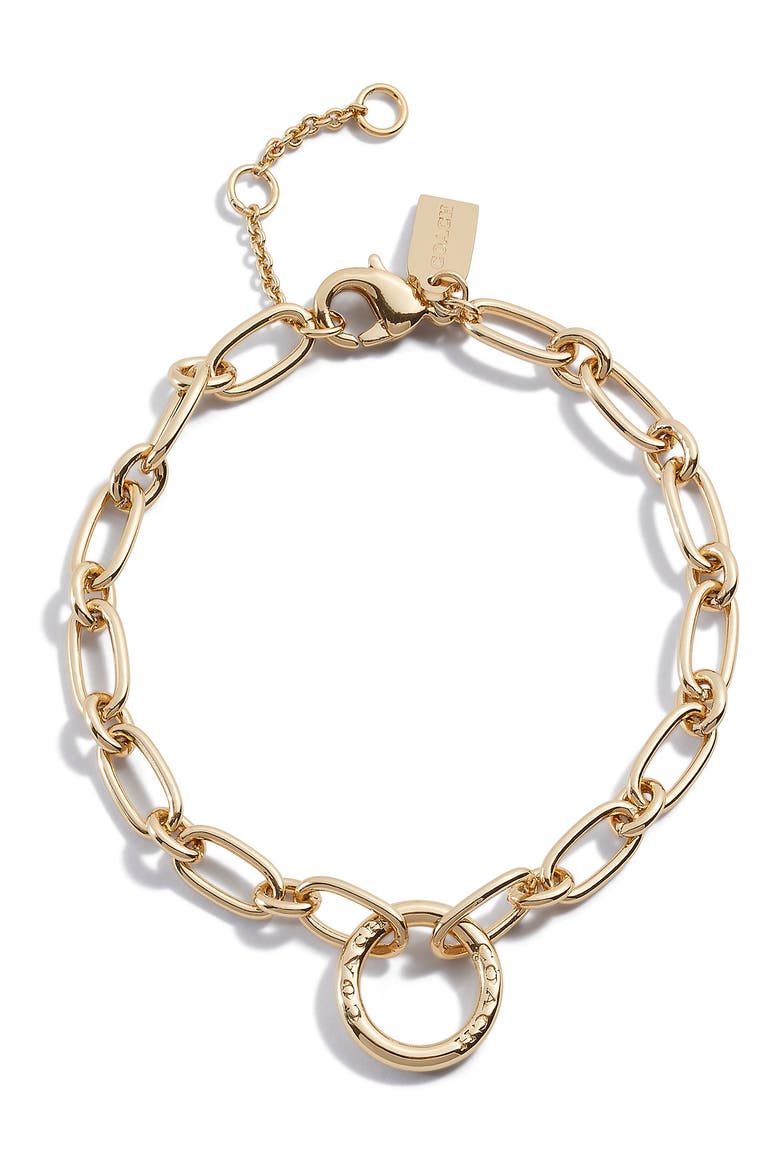 Chain Link Bracelet, Alternate, color, SHINY GOLD