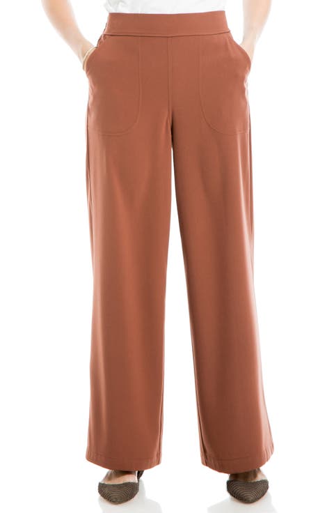 Twill Easy Wide Leg Trouser