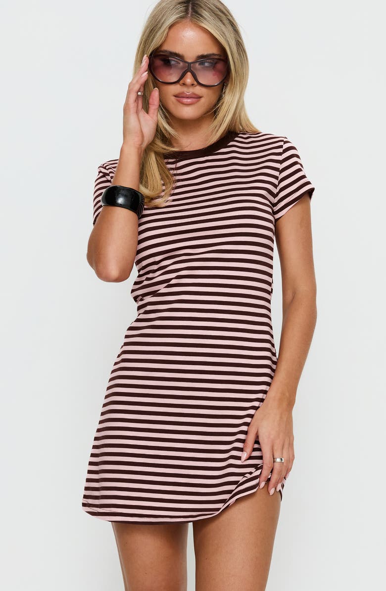 Princess Polly Settle Down T-Shirt Dress, Alternate, color, 