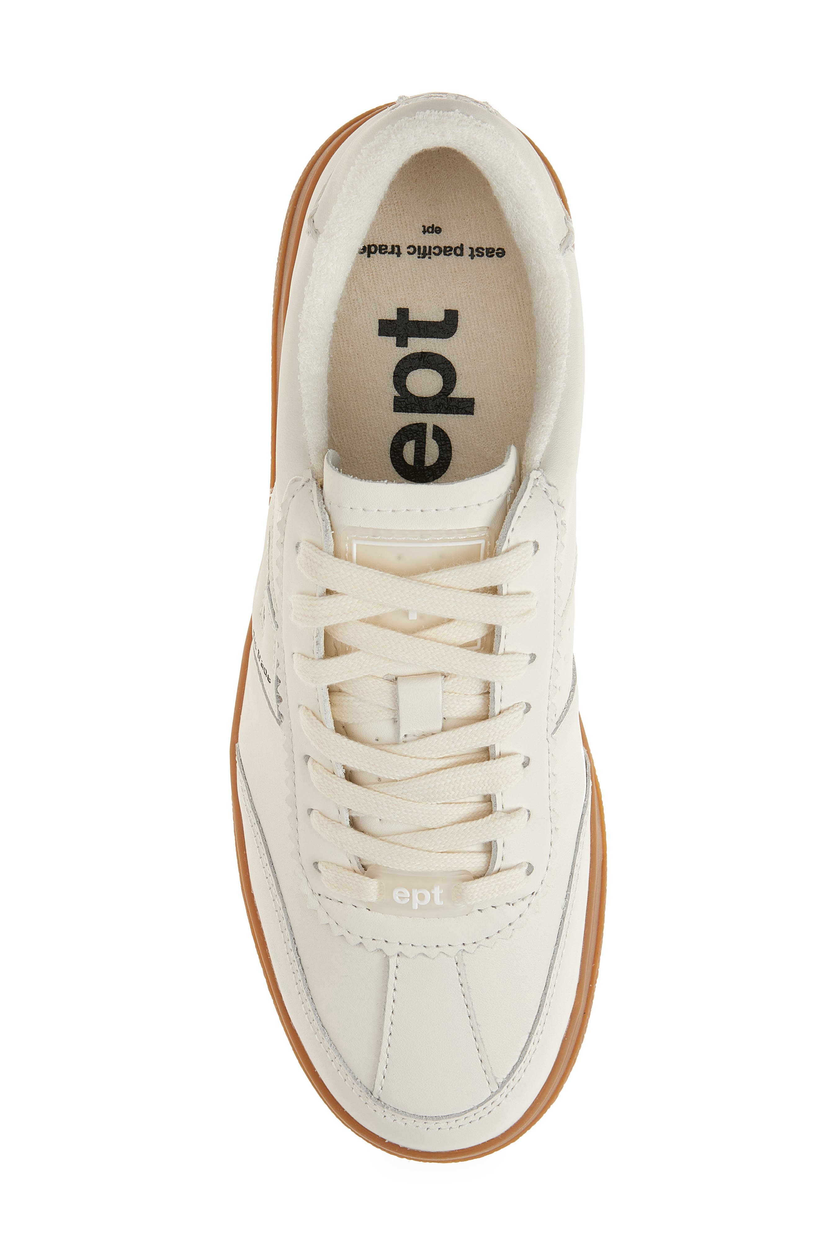 east pacific trade ept Santos Sneaker, Alternate, color, Off White Gum