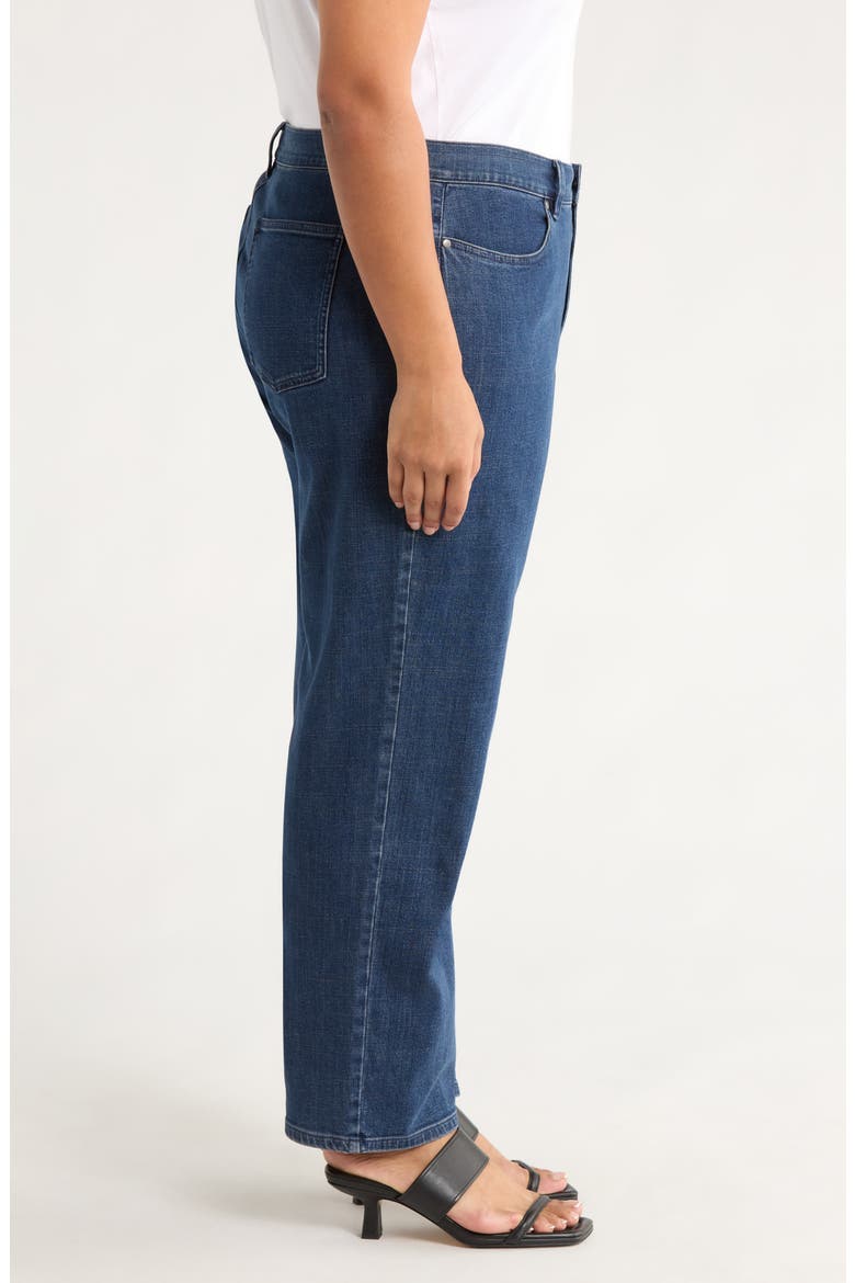 High Waist Ankle Straight Leg Jeans, Alternate, color, MIDNIGHT INDIGO