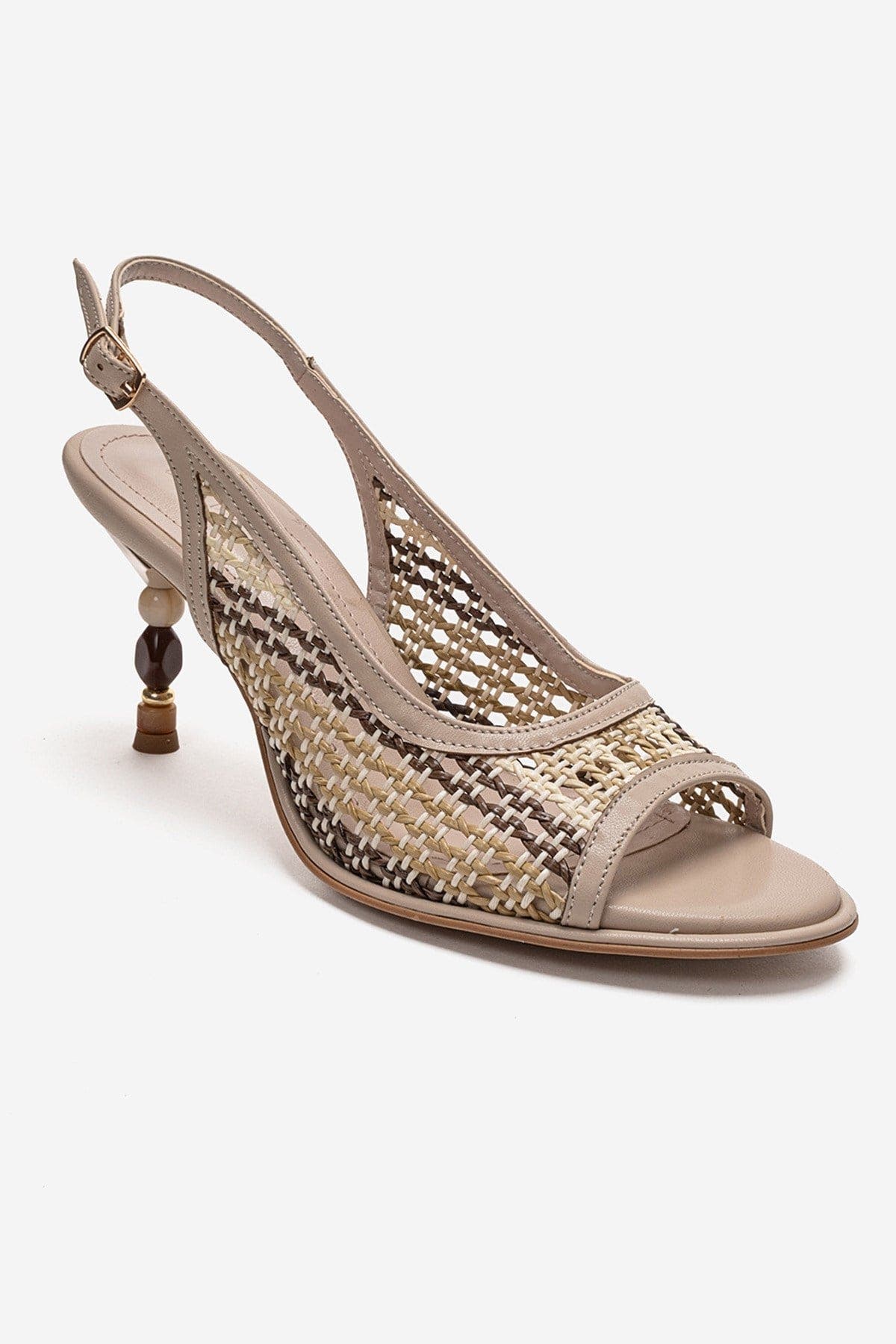 Prologue Shoes Soven Stiletto Sandal, Alternate, color, Beige