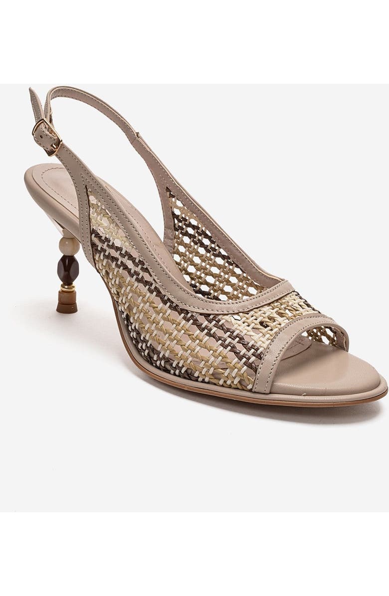 Prologue Shoes Soven Stiletto Sandal, Alternate, color, Beige