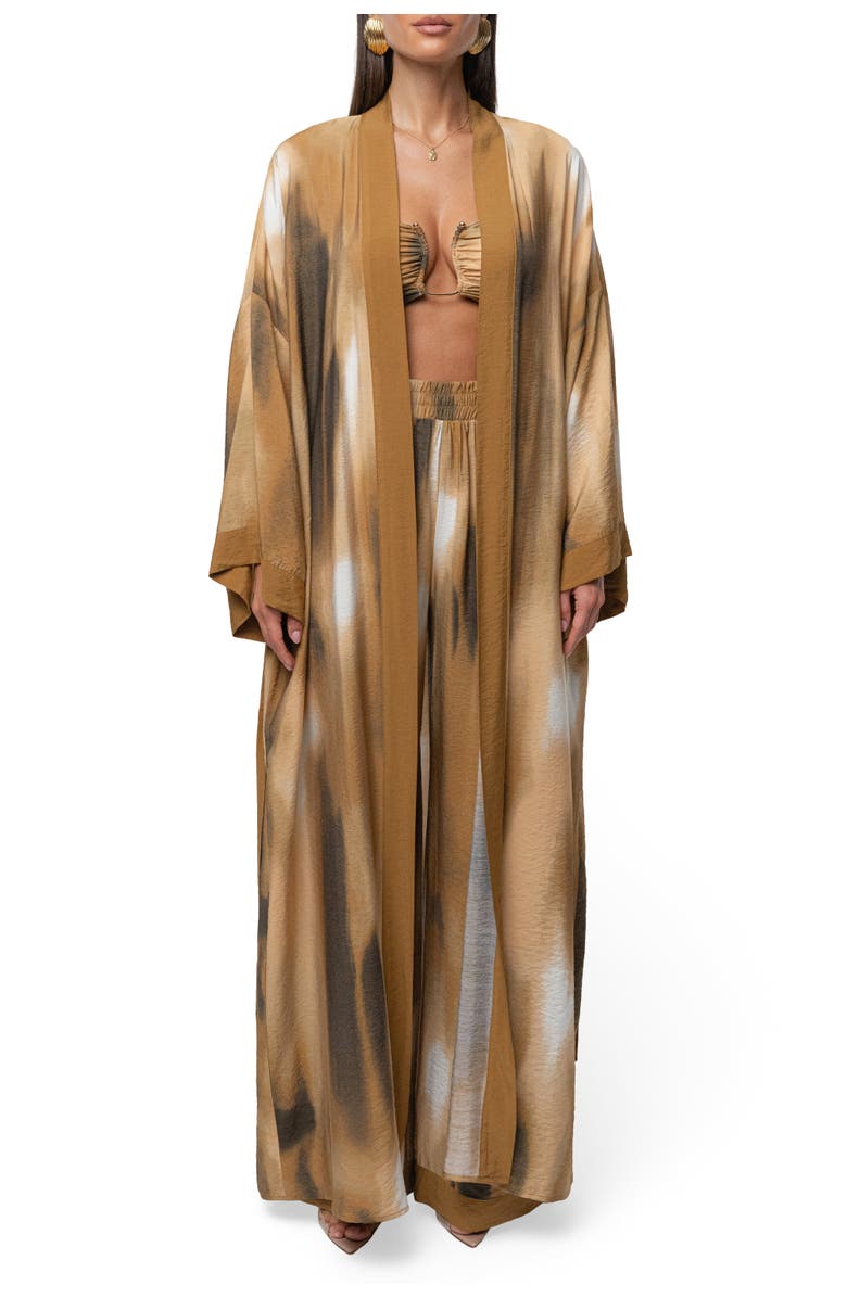 JLUXLABEL Desert Oasis Duster, Main, color, Brown