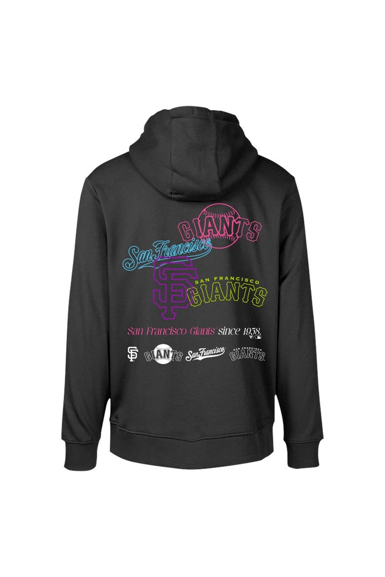 Men's Levelwear Black San Francisco Giants Podium Vintage Pullover Hoodie, Alternate, color, Black