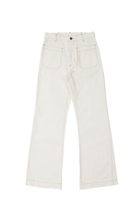 JoelleT Wide Fit Light Denim Trousers