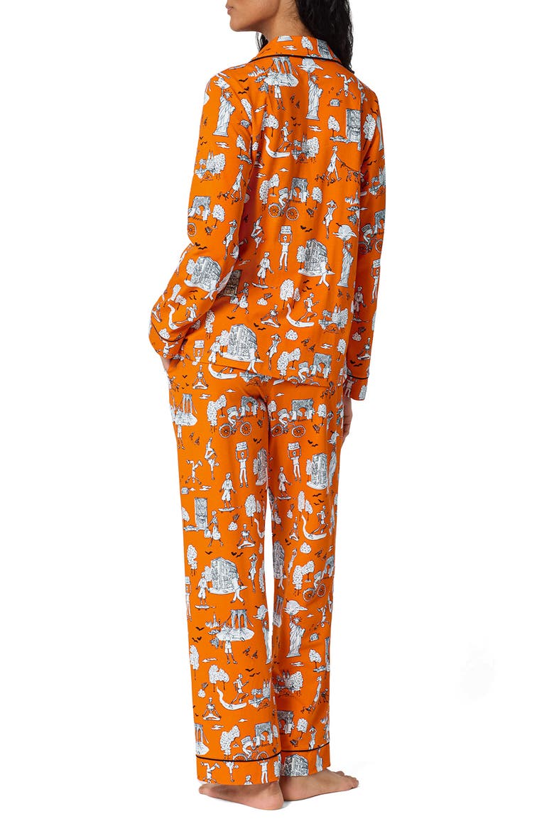 Long Sleeve Pajamas, Alternate, color, SPOOKY IN THE CITY