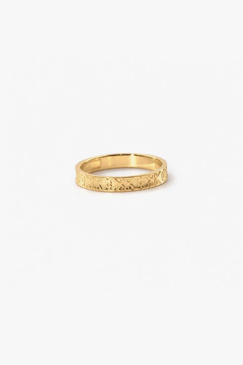 Vintage Engraved Band Ring