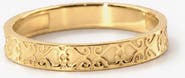 Meideya Vintage Engraved Band Ring