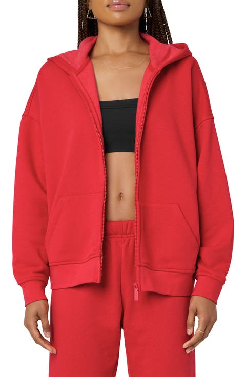 Women's Red Zip-Up Hoodies | Nordstrom Women's Red Zip-Up Hoodies | Nordstrom