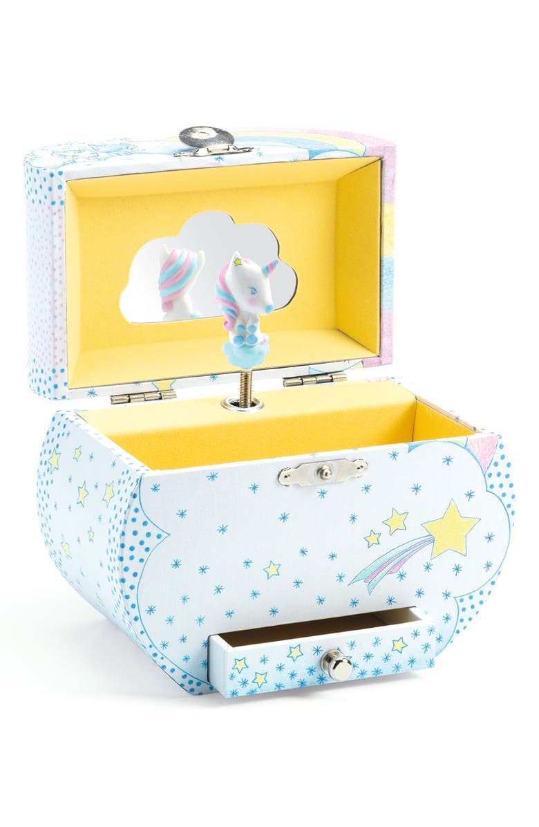 Djeco Unicorn Dream Musical Jewelry Box, Alternate, color, Multi