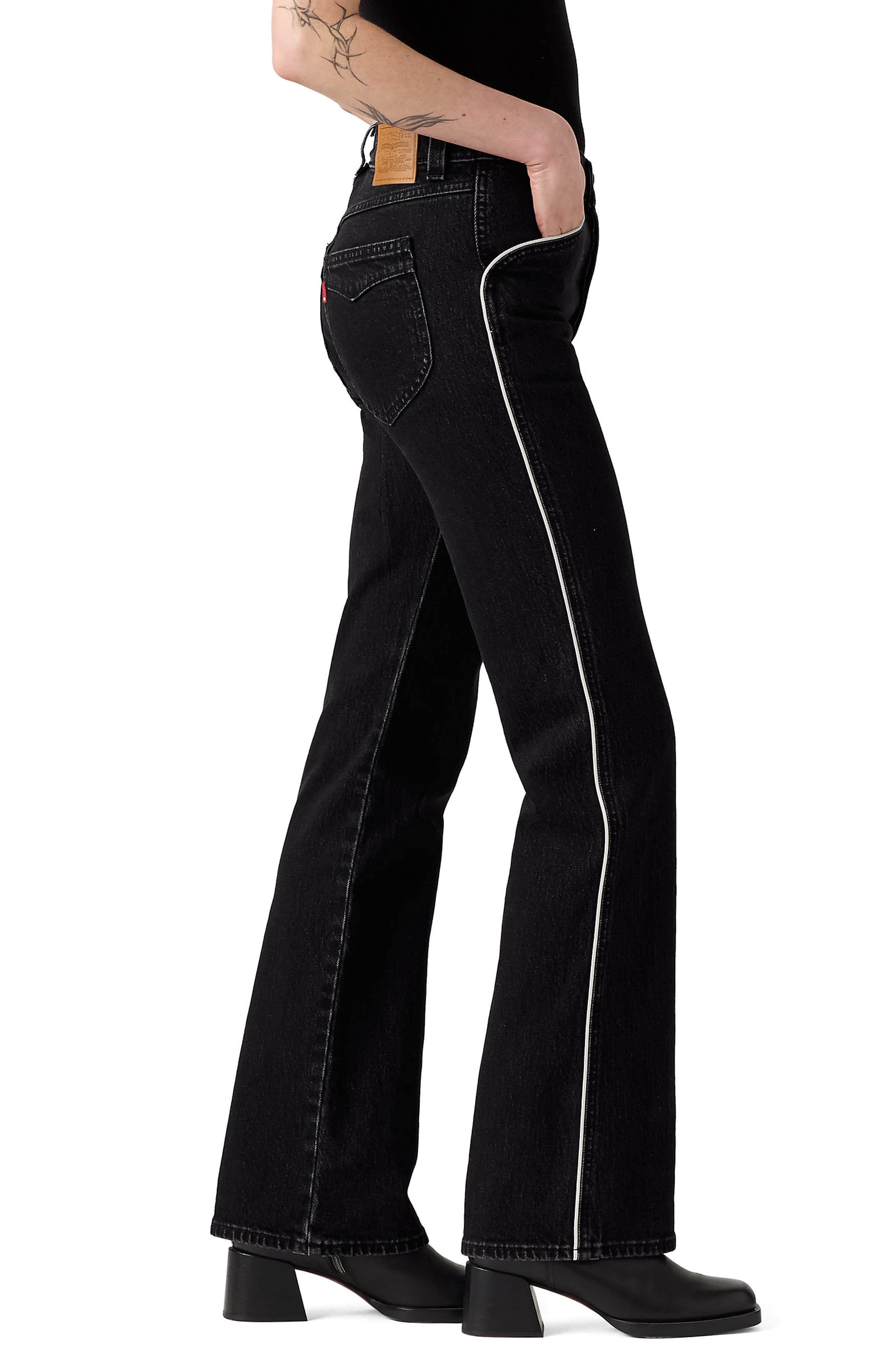 Levi's Wedgie Piped High Waist Bootcut Jeans (Women) | Nordstrom