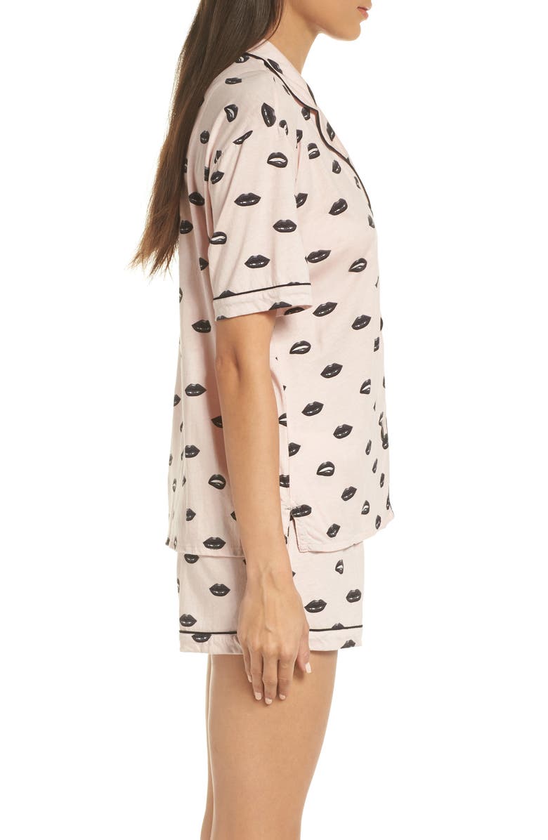 PJ Salvage Give Love Short Pajamas, Alternate, color,