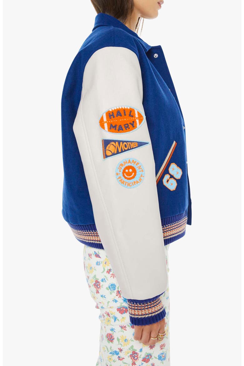 The Team Spirit Wool Blend Varsity Jacket, Alternate, color, AWAY GAME