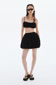 H&M Bubble-hem Mini Skirt