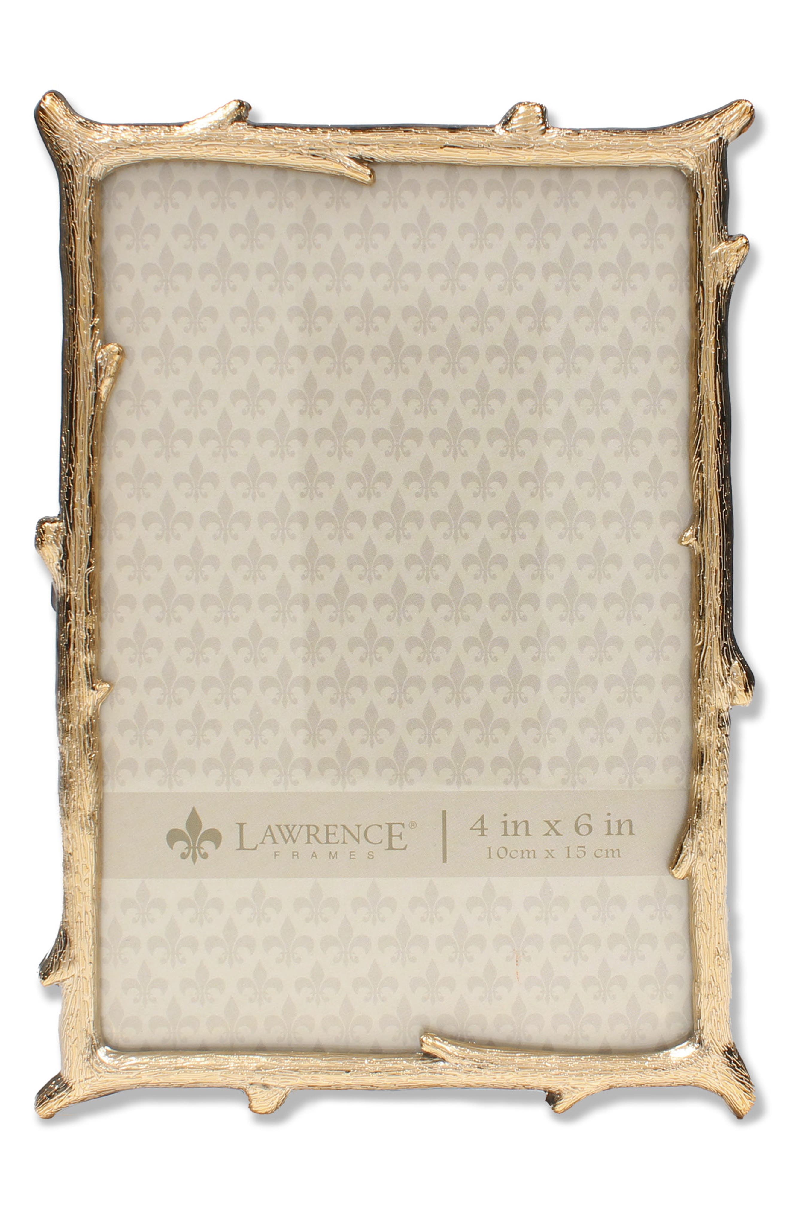Lawrence Frames Gold Branch Picture Frame - 4"x6"