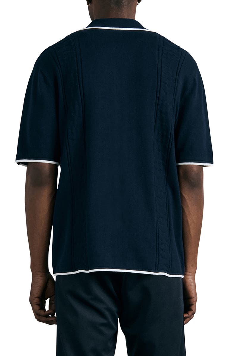 rag & bone Archer Short Sleeve Button-Up Camp Shirt, Alternate, color,