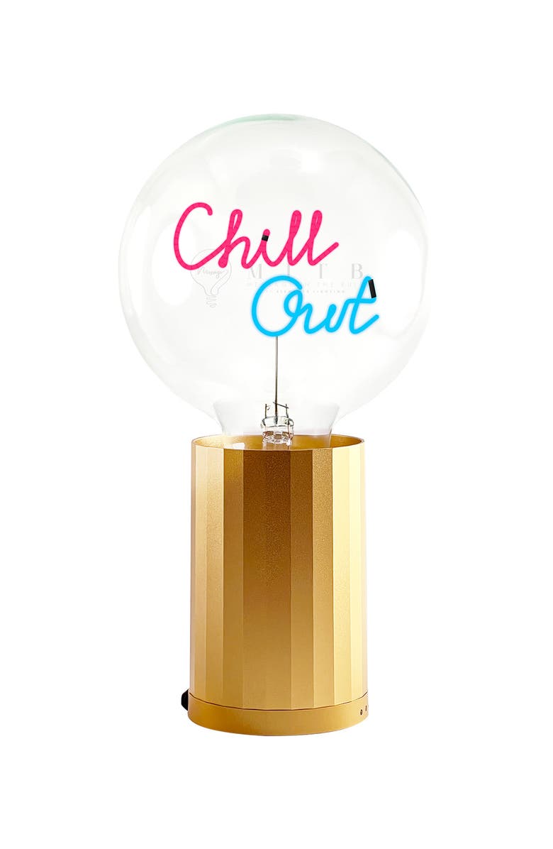 MITB Chill Out Portable Table Lamp, Main, color, Gold
