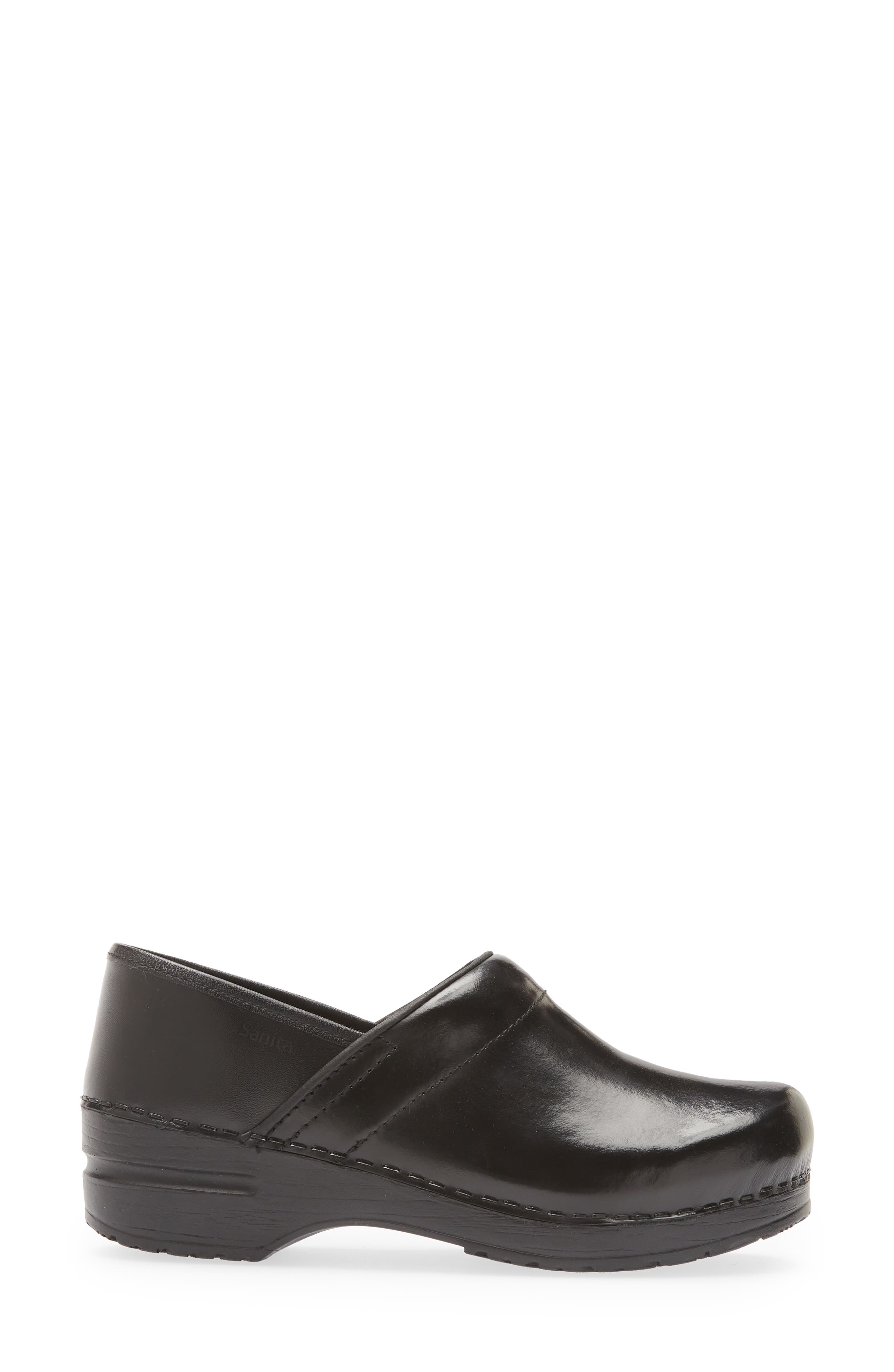 Professional Cabrio Clog, Alternate, color, BLACK