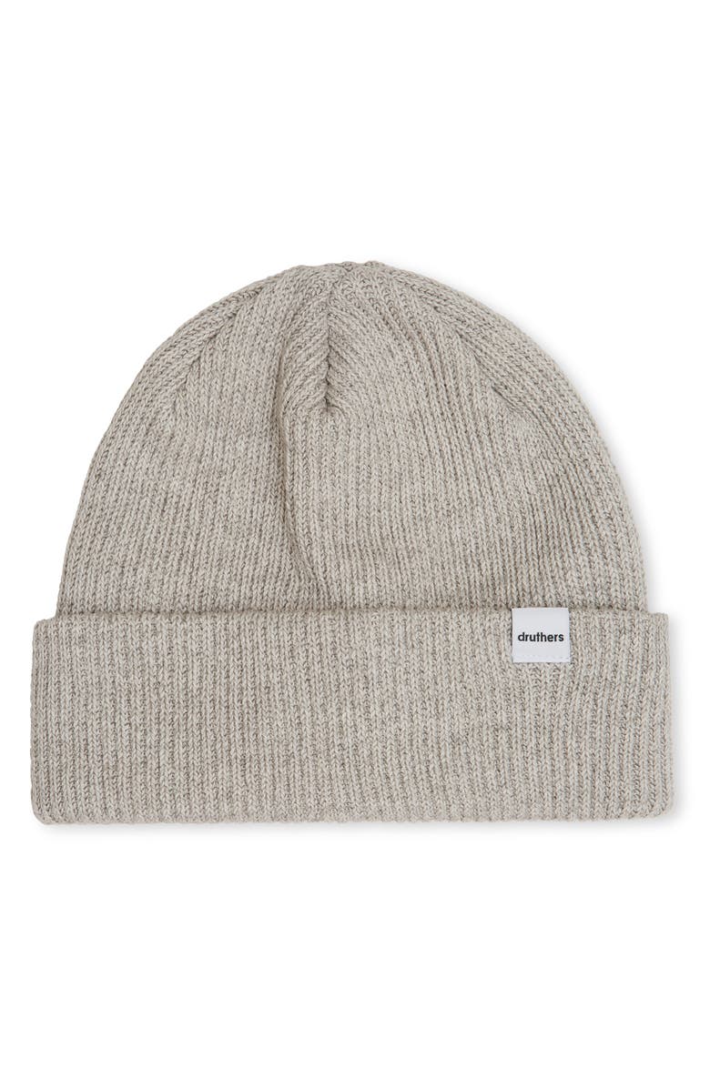 Druthers Rib Recycled Cotton Knit Beanie, Main, color, 