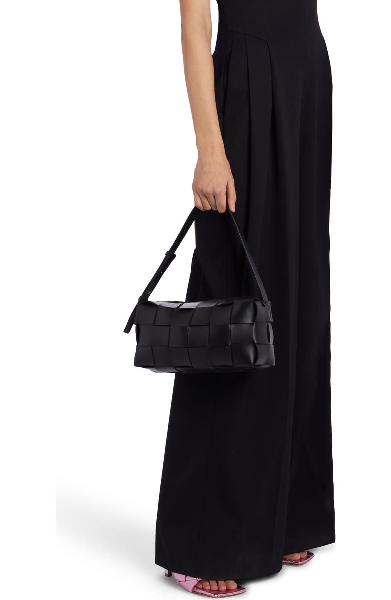 Bottega Veneta Cassette Intrecciato Leather Shoulder Bag, Alternate, color,