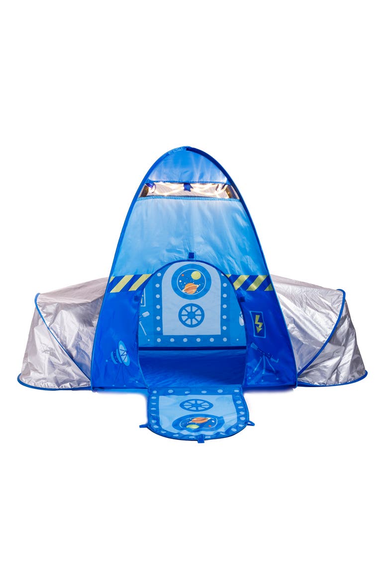 Popitup Rocket Play Tent With Lights, Main, color, Blue