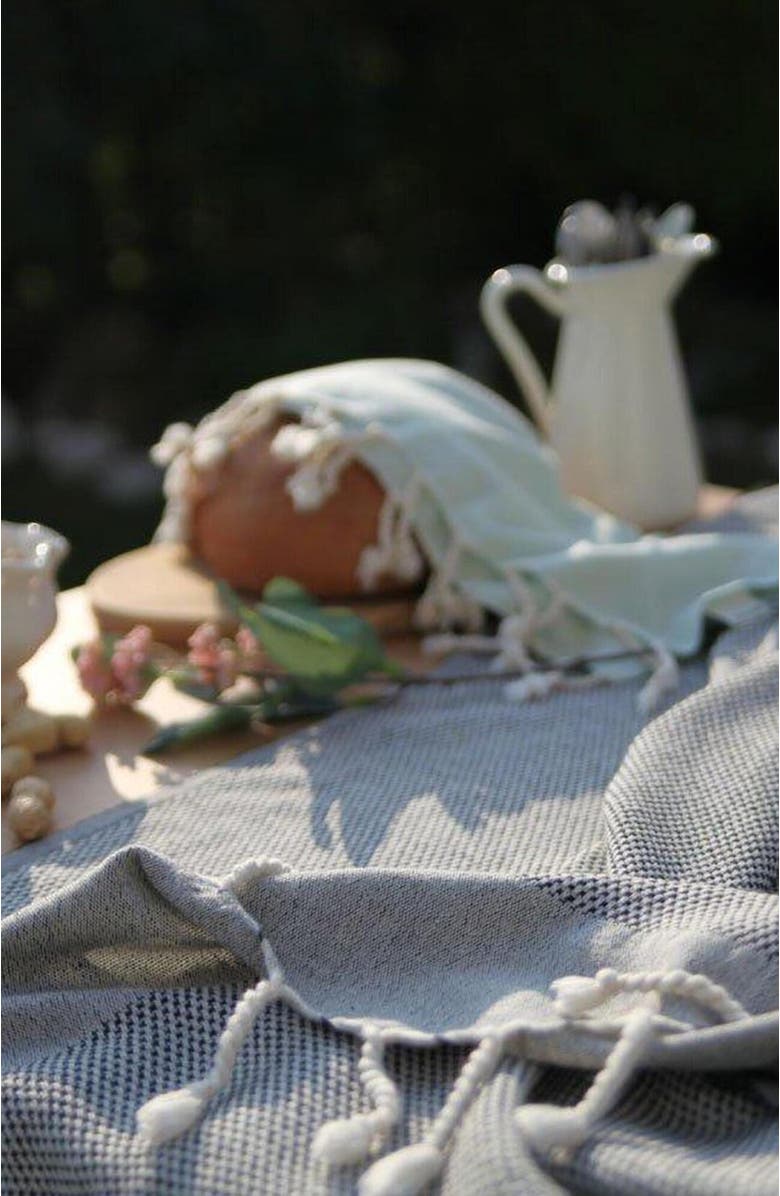 Olive & Linen Whisper Weight Turkish Hand / Kitchen Towel Bundle, Alternate, color, 