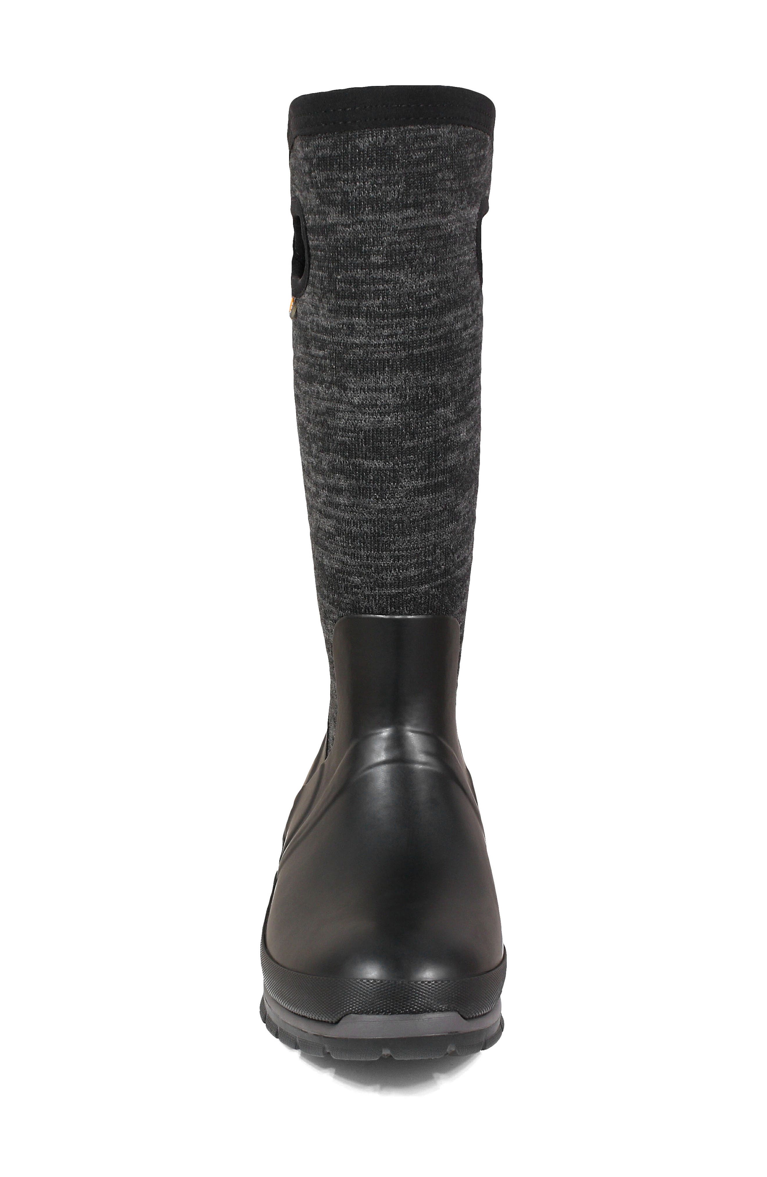 Crandall Tall Waterproof Boot, Alternate, color, BLACK MULTI RUBBER