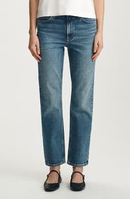 Mavi Jeans New York High Waist Ankle Straight Leg Jeans