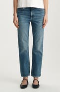 Mavi Jeans New York High Waist Ankle Straight Leg Jeans