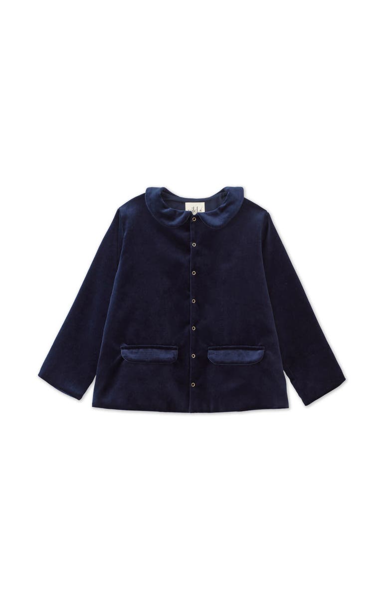 Vild House of Little Organic Cotton Velvet Jacket, Main, color, 