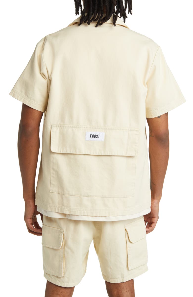 KROST Short Sleeve Button-Up Safari Shirt, Alternate, color, 