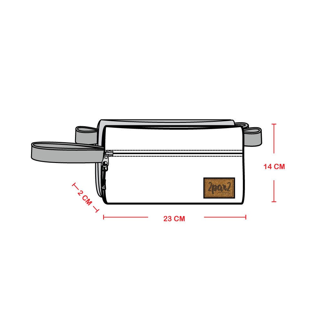 Deux par Deux Double Pencil Case Dinosaur, Alternate, color, Black
