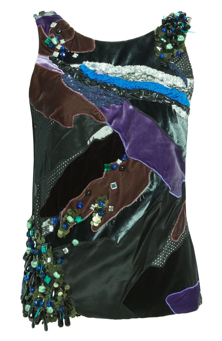 Koché Embellished Tank, Alternate, color, 