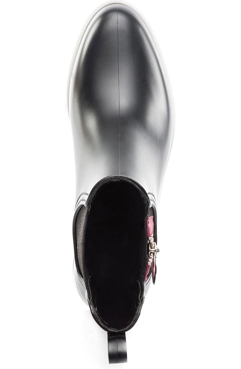 Bernardo Footwear Zip Rain Boot, Alternate, color,