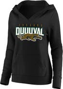 Mitchell & Ness Women's Mitchell & Ness Black Jacksonville Jaguars Plus Size Retro Logo Pullover Hoodie