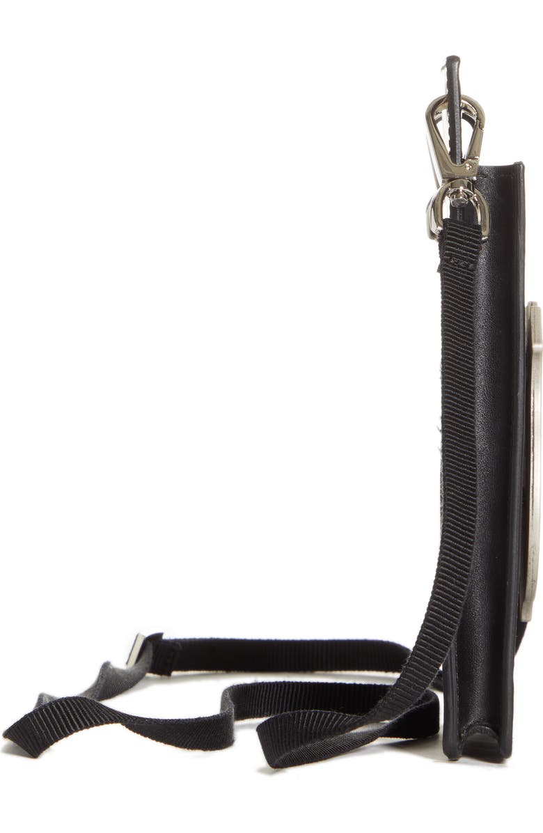 VETEMENTS Police Leather Crossbody Pouch, Alternate, color,